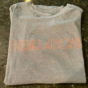 Billabong men’s L short sleeve t shirt grey